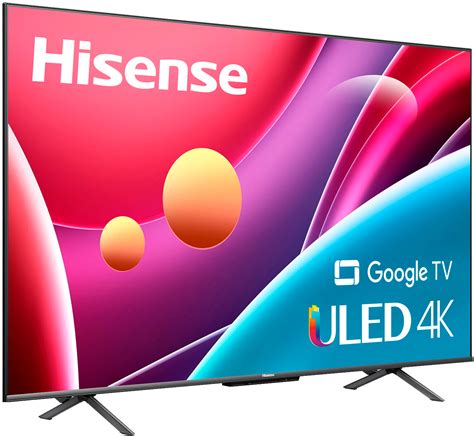 HISENSE LEDN55A6Q UHD 60hz 4k Smart 55"; Voice command; Screen Sharing; Standard, Cinema Day, Cinema Night, Dynamic, Sports; Dolby Digital Sound; DTS Virtual X; Ethernet; Wifi; BT; Anyview; HDMI